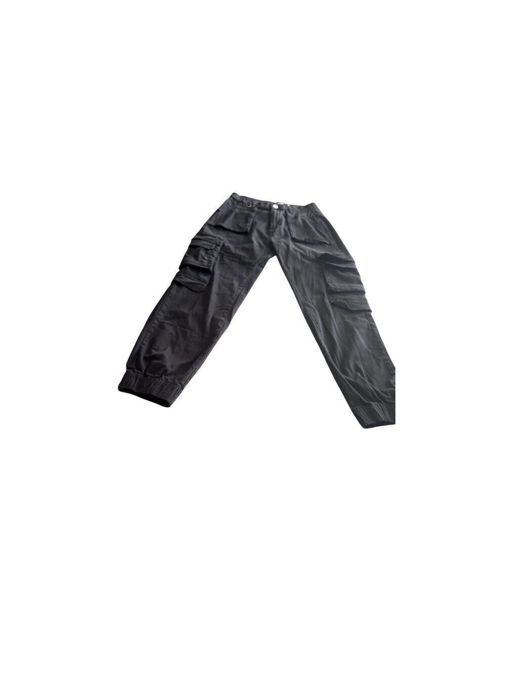 Refuge Women Black Cargo Jogger Pant Size M